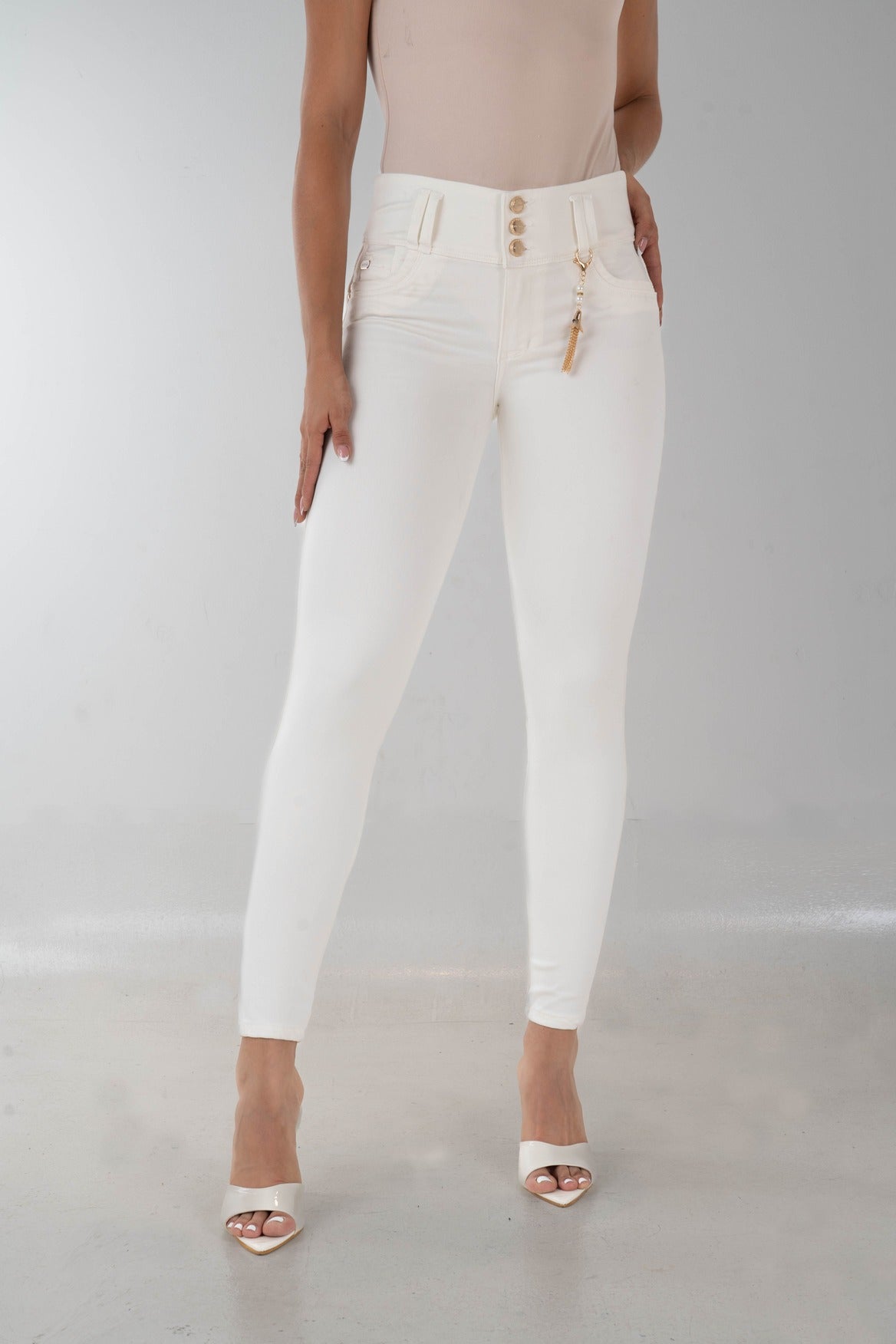 Jean Skinny Realce Natural Stretch