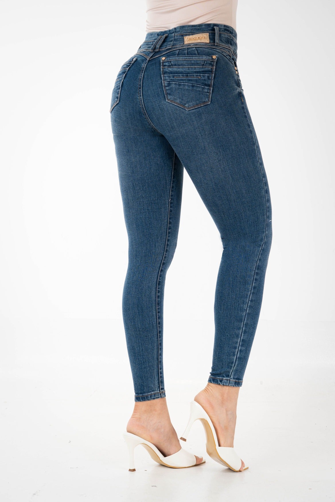 Skinny Cintura Firme Stretch