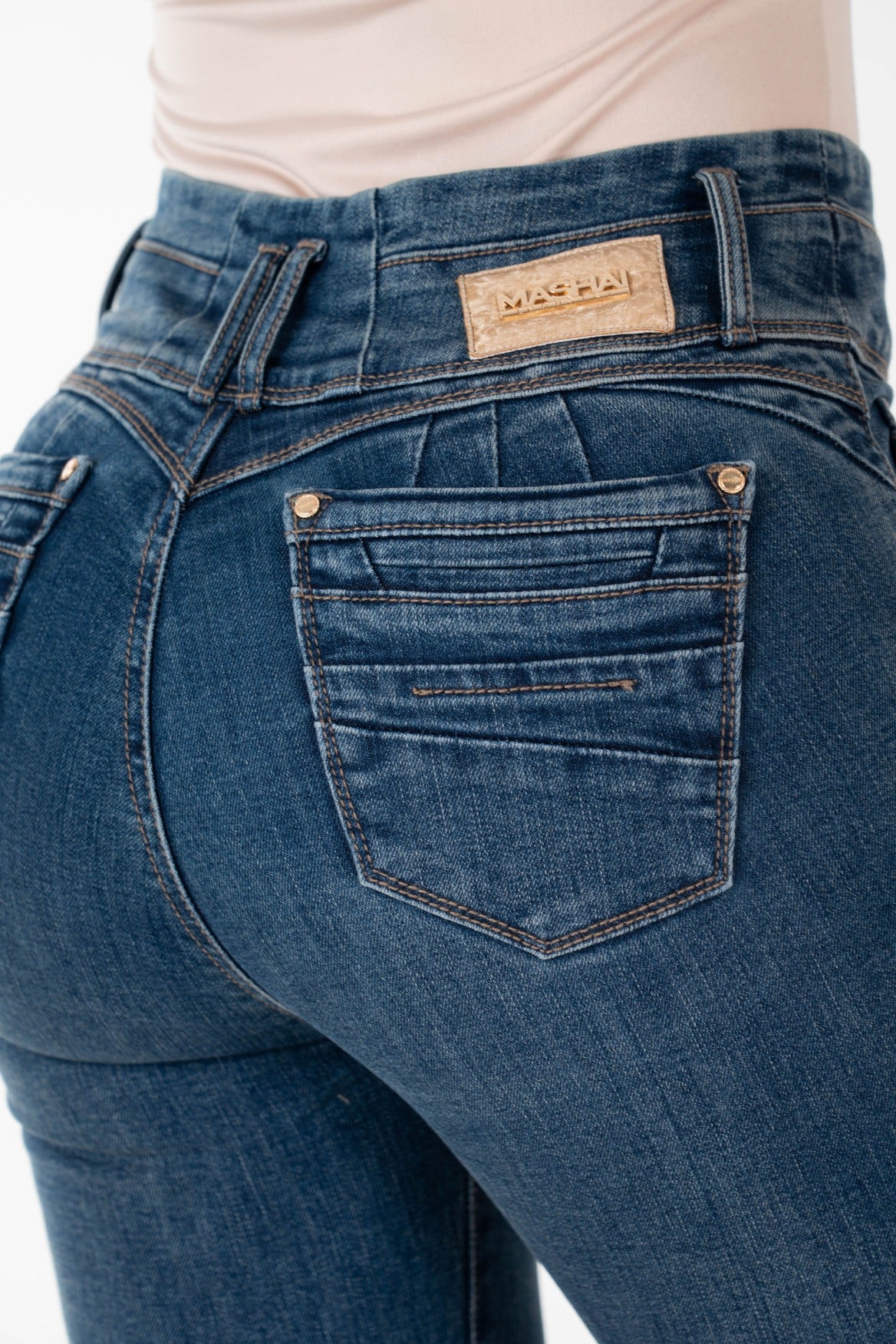 Skinny Cintura Firme Stretch
