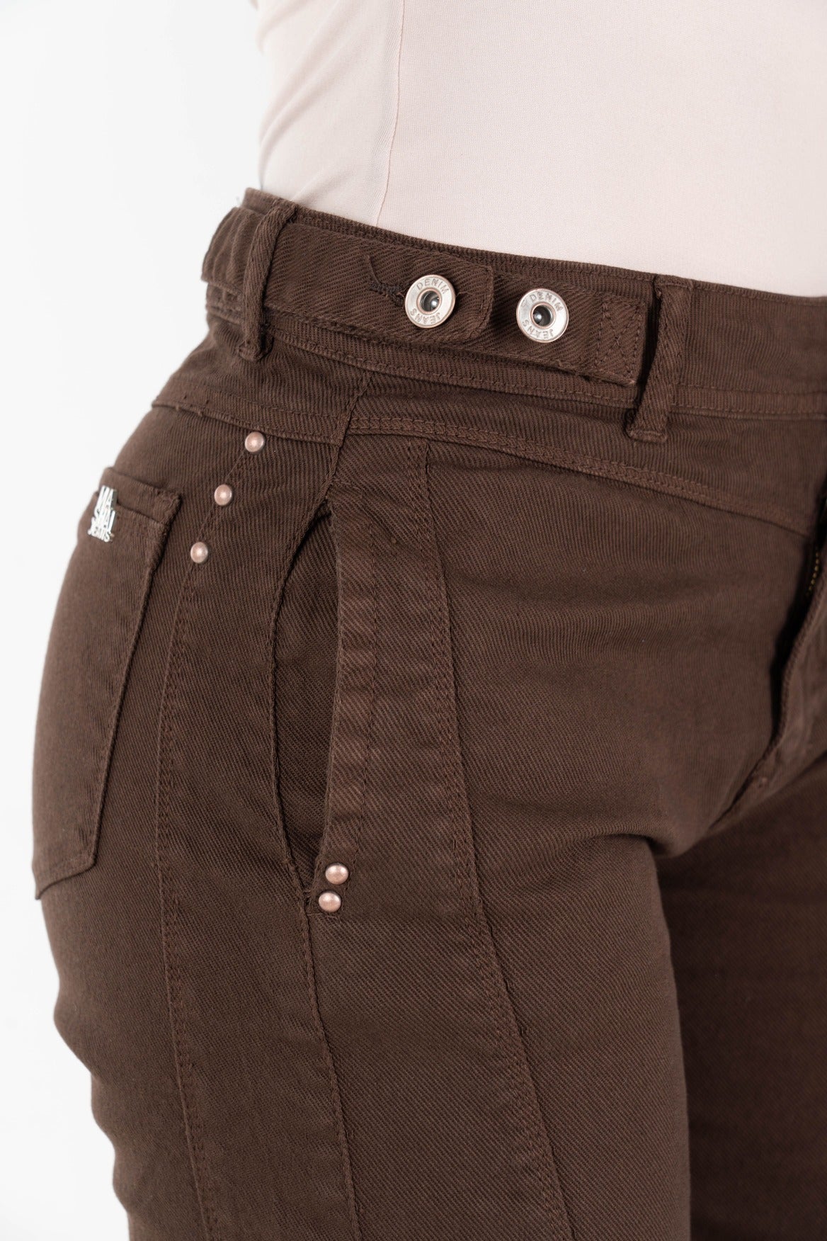 Wide Leg Mocha- Rigido