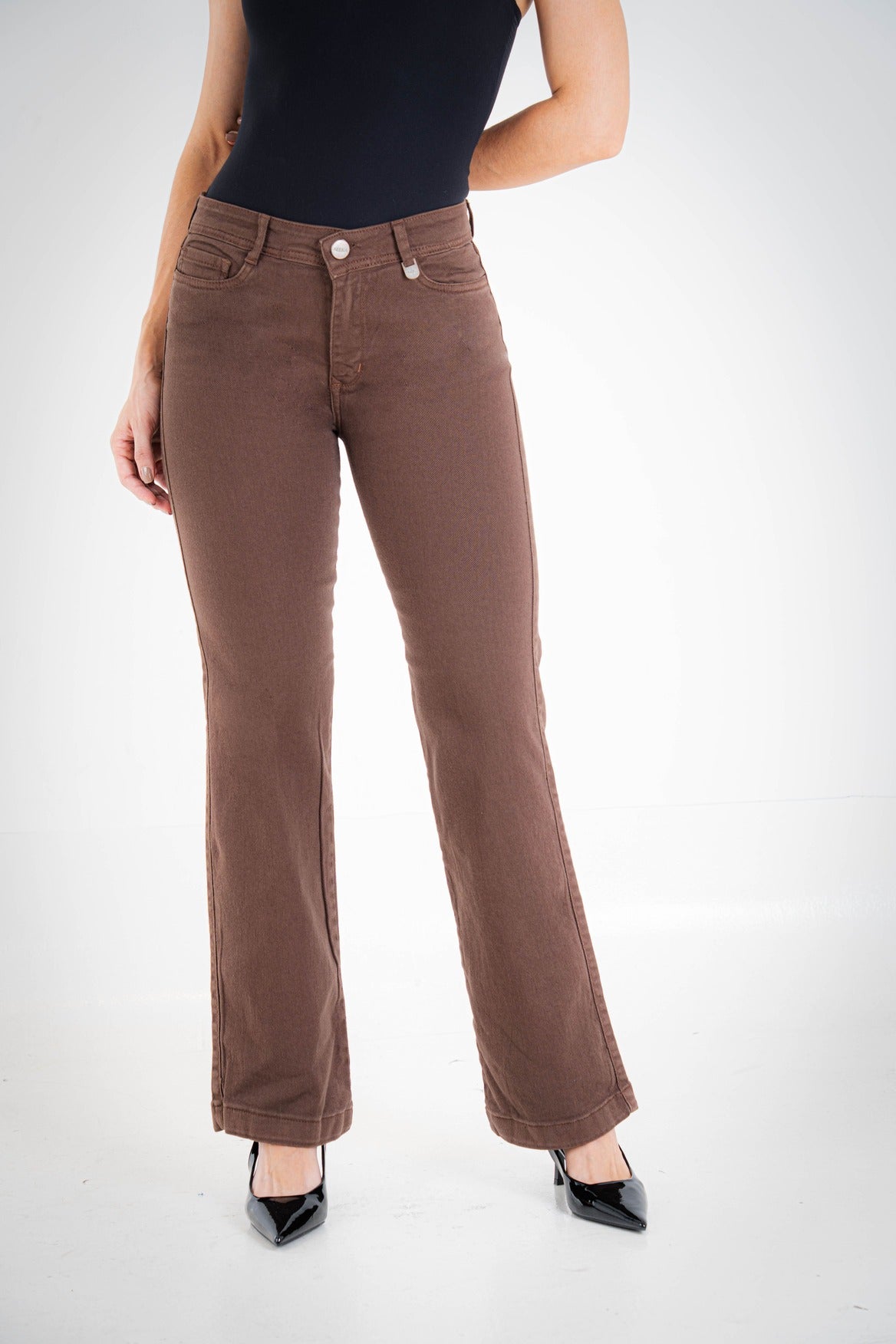 Jeans Bota Recta Colors Trendy