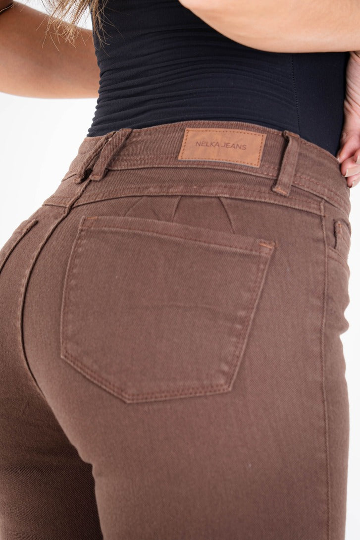 Jeans Bota Recta Colors Trendy