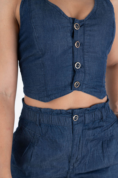 Conjunto en Chambray 8030-8031