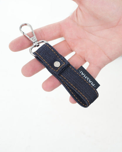 Llavero Mashai Denim · Metal Silver