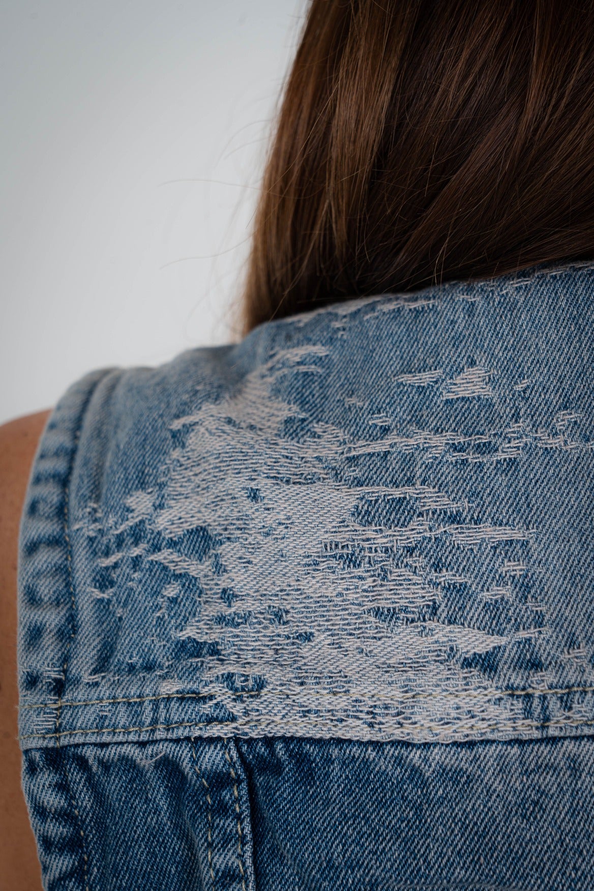 Chaleco Rígido Denim Camuflado