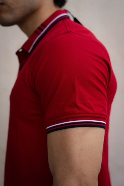 Camisa Tipo Polo Piqué-P001