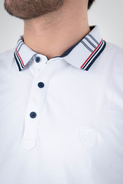 Camisa Tipo Polo Piqué-P001