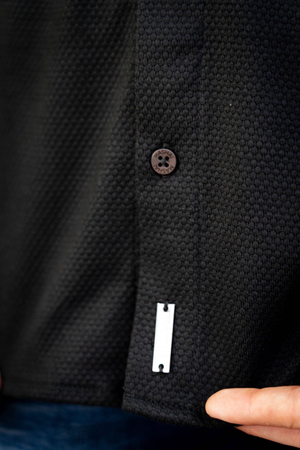 Camisa Con Botones Textura-T003