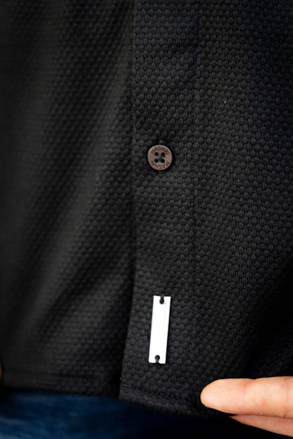 Camisa Con Botones Textura-T003