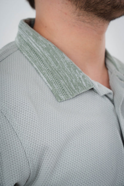 Camisa Con Botones Textura-T003