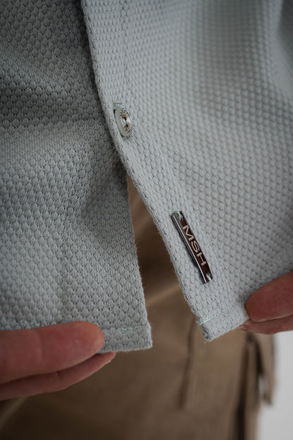 Camisa Con Botones Textura-T003