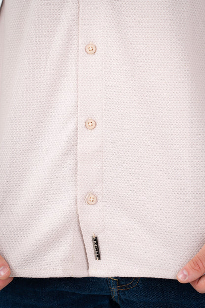 Camisa Con Botones Textura-T003