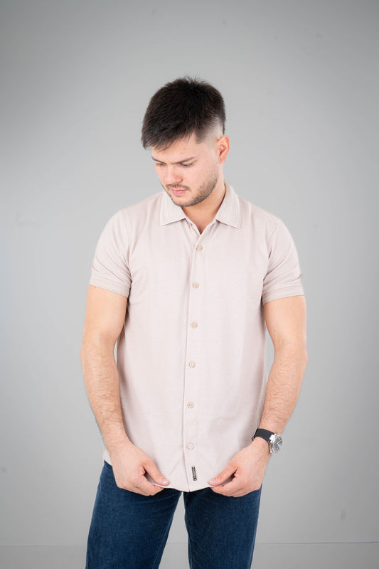 Camisa Con Botones Textura-T003