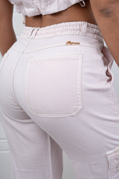 Pantalón Cargo Palo Rosa 5181